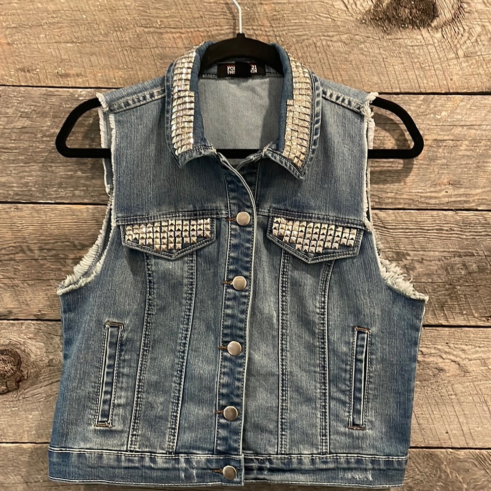 Forever 21 denim Jean vest